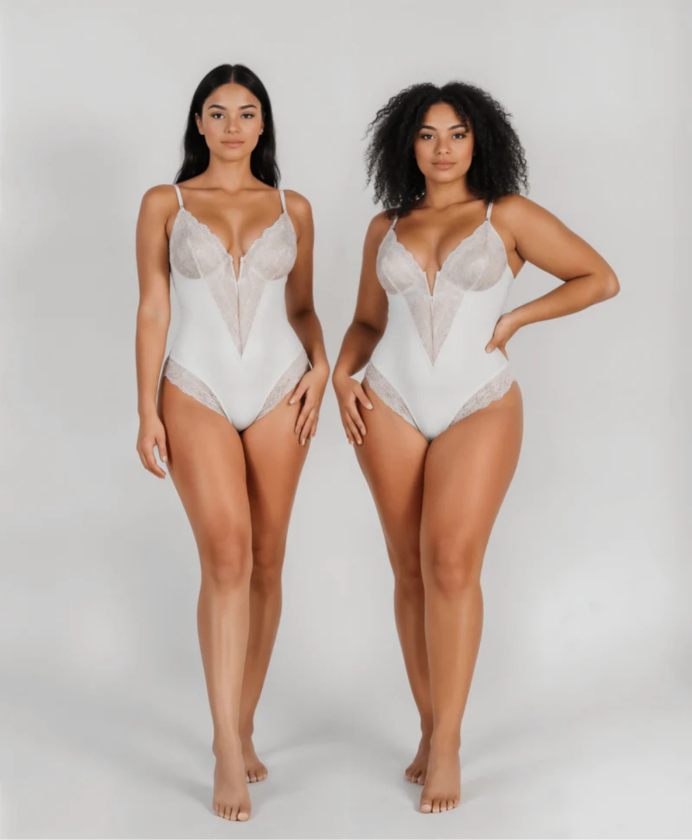 ShapyCurvy™ Vücut Şekillendirici V Yaka Body
