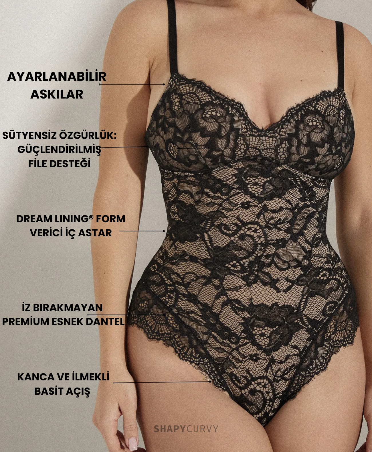 ShapyCurvy™ Vücut Şekillendirici Body
